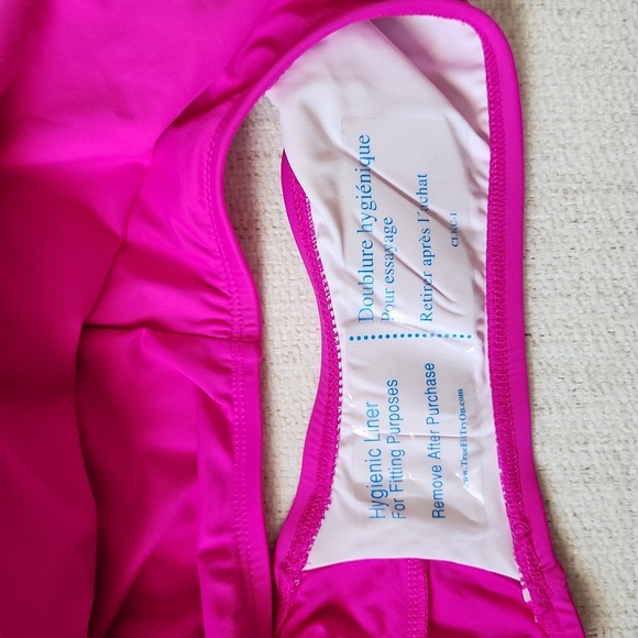 NEW La Blanca | Orchid Lace-Up Asymmetrical One-Piece Size 10 - Picture 3 of 8